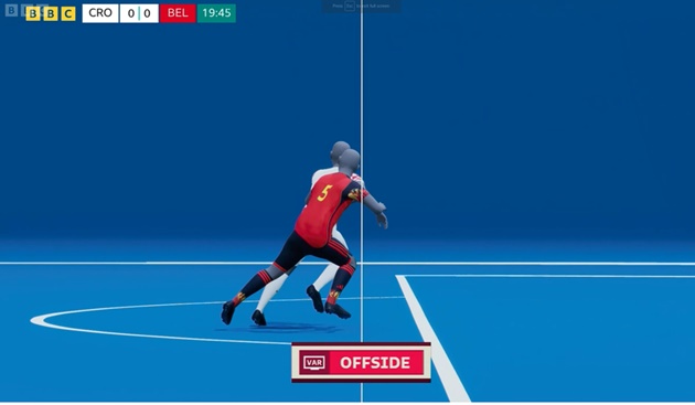 Đồ họa VAR điên rồ ra sao ở tình huống Croatia mất penalty?